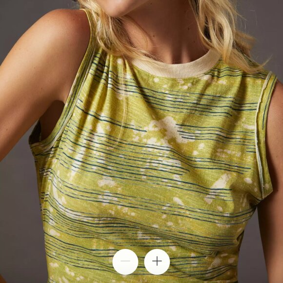 Pilcro Sustainable Tie-Back Tank - Picture 4 of 7